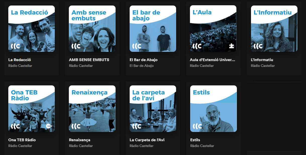 Ràdio Castellar reforça els continguts i la difusió de podcasts