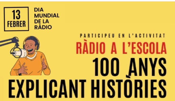 La Federació de Ràdios Locals promou l’emissió de continguts sonors que han fet les escoles en motiu del Centenari de la Ràdio a Catalunya