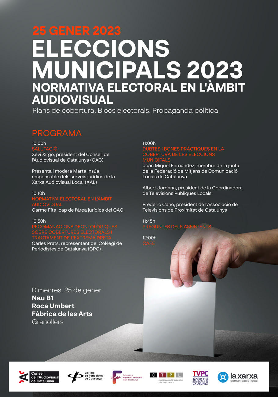 Sessió de treball sobre normativa electoral en l'àmbit audiovisual